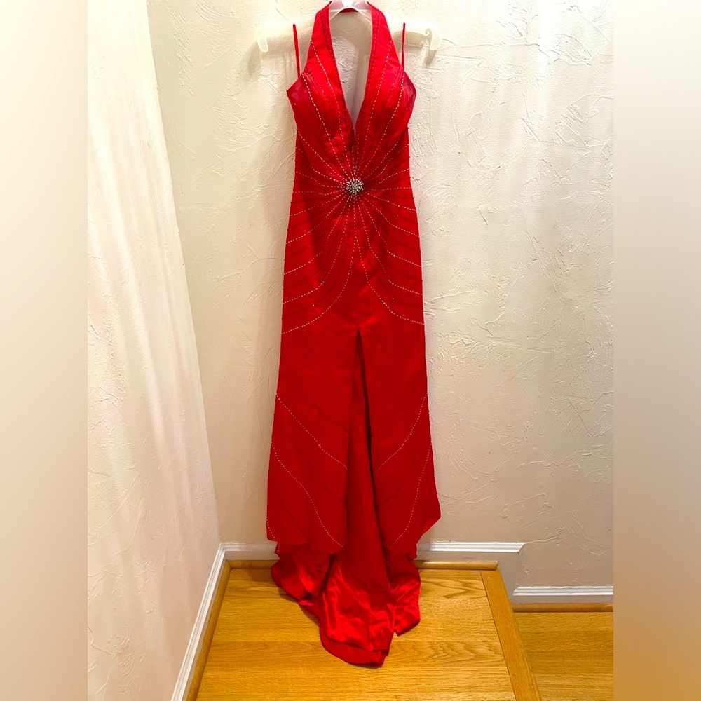 Red prom dress size 6